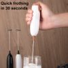 Electric Milk Frother Kitchen Drink Foamer Whisk Mixer Stirrer Coffee Cappuccino Creamer Whisk Frothy Blend Whisker Egg Beater
